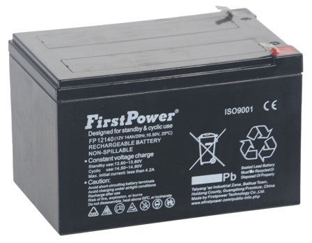 First Power FP12140 Batteri 12V, 14 Ah, Elfördelning & strömförsörjning