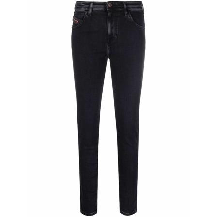 Diesel Skinny Jeans Sort, Dame, Størrelse: W28