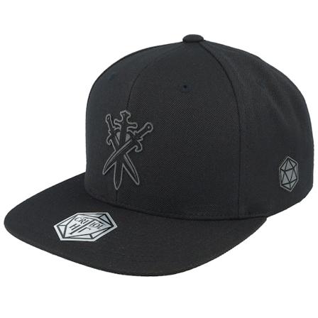Critiql Hit - Svart snapback Caps - Swords Crossed Black Snapback @ Hatstore
