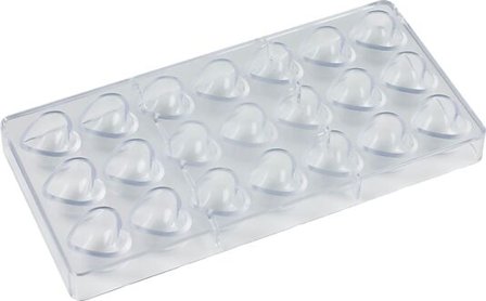 BLOMSTERBERGS SJOKOLADEFORM HJERTE 21STK