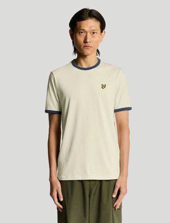 Lyle & Scott Ringer T-Shirt - Cream - L