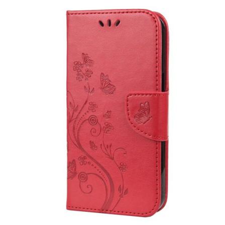 Iphone 13 Pro Max Plånboksfodral - Fjäril Red