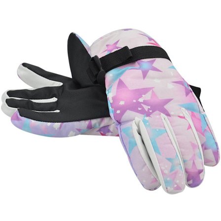 Cykelhandsker, cykelhandsker til damer, skihandsker, vandtætte og vindtætte varme vinterhandsker til damer, velegnet til koldt vejr, velegnet til 