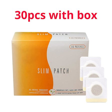 30 stk Vekttap-lapper Naturlig slankt selvklebende ark Rask slanking