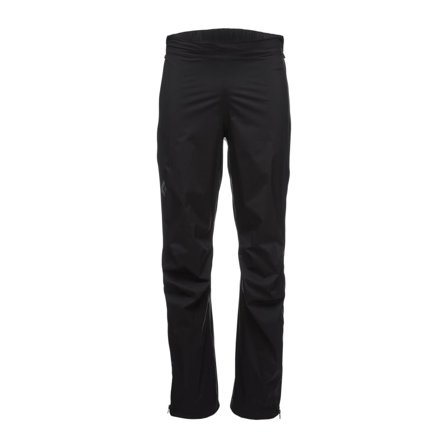 Black Diamond Men StormLine Stretch Full Zip Rain Pants Men rain trousers Black L