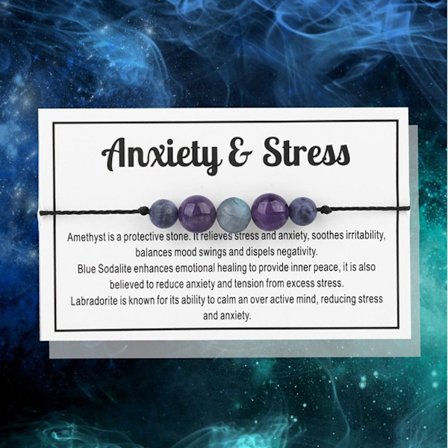 Kiven rannekoru helmi rannekoru ANXIETY&STRESS ANXIETY&STRESS