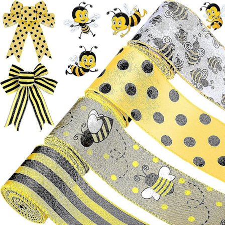 Bi-band med tråd, prickig kant, vertikal randig band, 26 yards