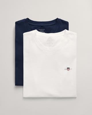 GANT - Teens 2-Pack T-skjorter med rund hals - Unisex - 134/140