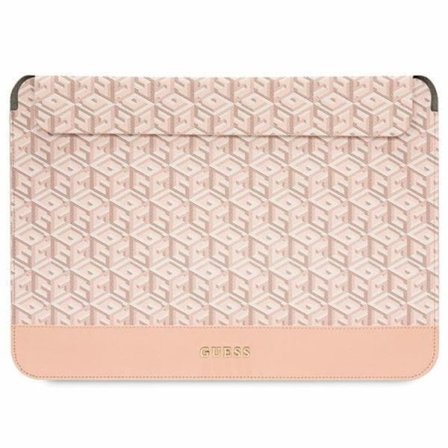 Guess Datorfodral 14'' GCube Stripes - Rosa