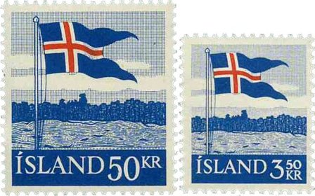 Island 1958 - AFA 328-329 - Postfrisk