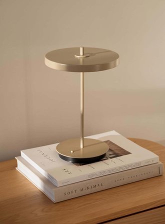 Asteria Move Monochrome oppladbar bordlampe - clay