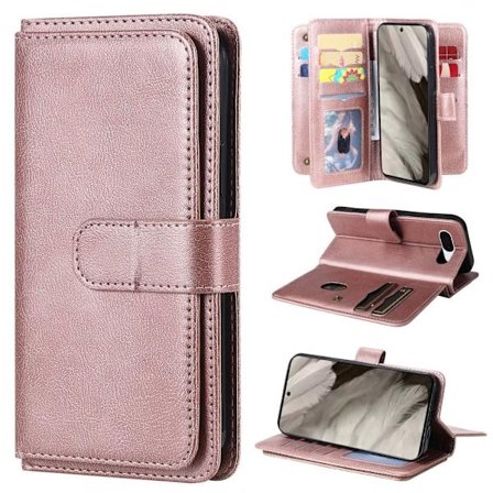 Google Pixel 8 fodral med 10 fickor - Rosa