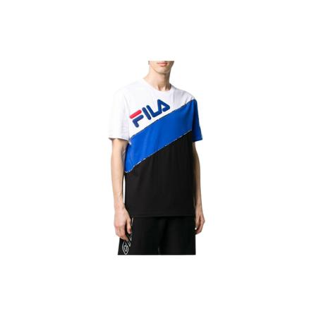 Fila, Maglia Blocked TEE 684634 Zwart, Heren, Maat:L