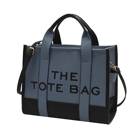 Tygväskor för Kvinnor Designer Handväskor Lyxig Matt Pu Läder Axelväskor-FÄRG:blå