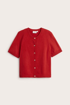 Kappahl | Kortermet cardigan | Rød