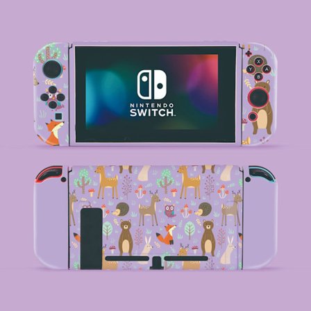Skyddande fodral för Switch, TPU Slim Case Cover Kompatibel med Nintendo Switch-konsol och Joy-Con