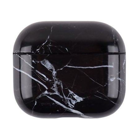 Protective Case for AirPods 4 Charging Case - Black Marble