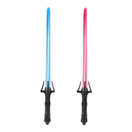 2 kpl 2 in 1 7 väriä vaihtavaa valomiekkaa, laajennettava valomiekka äänellä, cosplay-lelu lapsille ja aikuisille, Halloween-joululahja