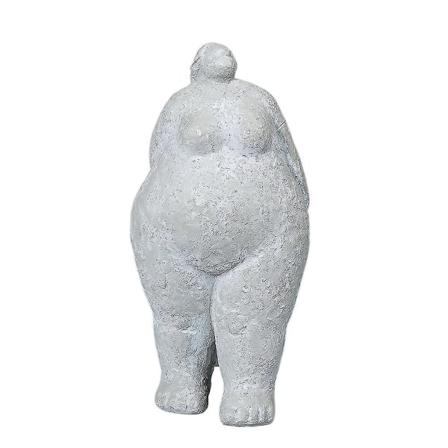 Mike Lady Figurine Skulptur Kvinna Staty Yoga Gåvor Polyresin Dekor Konst 13,7 tum