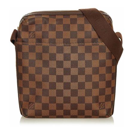 Louis Vuitton Vintage, Pre-owned Shoulder Bags Bruin, Dames, Maat:ONE Size,Canvas