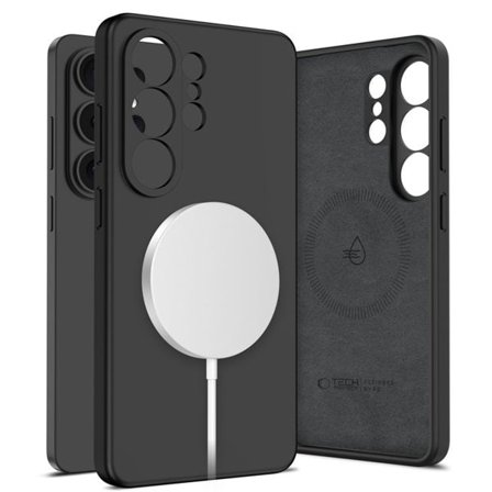 Tech-Protect MagSafe-etui i silikone til Samsung Galaxy S26 Ultra - Sort