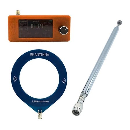 SI4732 0.5-108mhz Kannettava Radio LSB USB AM FM FM/AM Radio 2kpl Antennilla Kaikkien Aaltojen Radio Vastaanotin