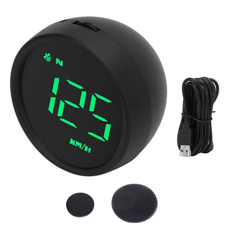 2,6 tommer HUD Display GPS Speedometer med Flere Funktioner, Overhastighed og Træthedskørsels Påmindelse til Bil, Motorcykel, SUV, Van, RV, Bus - 