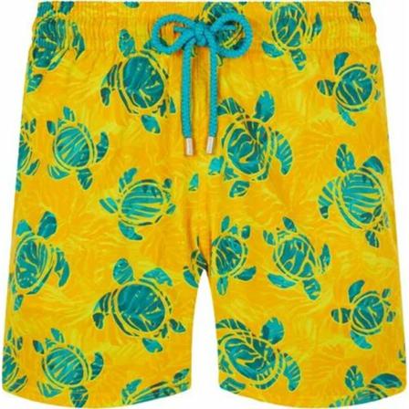 Vilebrequin, Moorise Swim Shorts Geel, Heren, Maat:XL