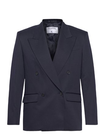 Boxy Linen Blazer Navy Filippa K