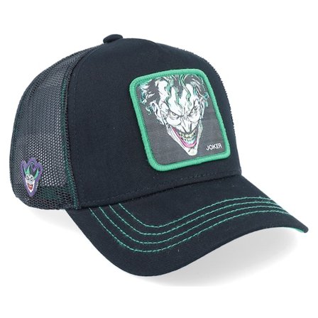 Capslab - Noir trucker Casquette - DC Joker Black Trucker @ Hatstore