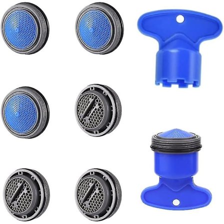 M24 Vattenbesparande Munstycke Kran Aeratorer 24mm Extern Gänga Med Skiftnyckel För Kökshandfat Och Badrum Blandare