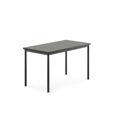 Tisch SONITUS, 1200x700x720 mm, Linoleum dunkelgrau, anthrazit