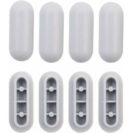 4 Stk. Universal Toiletbrætsbuffer Universal Støddæmper Sæt WC-sæde Buffer Plast Toilet Kofanger Udskiftning.pa