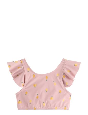 Lindex | Bikini Top With Frill Aop | 122/128