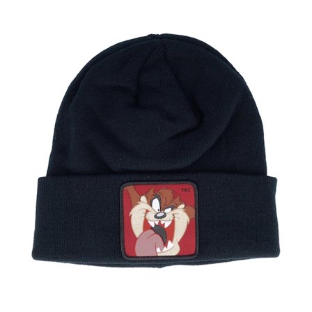 Capslab - Black - cuff - Beanie - Looney Tunes Taz Black Cuff - Hatstore