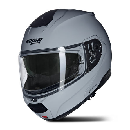 Nolan N100-6 Öppningsbar Hjälm Glansig grå M