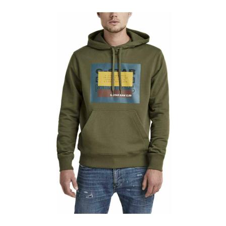 G-star, Sudadera Originals Sherland Groen, Heren, Maat:M
