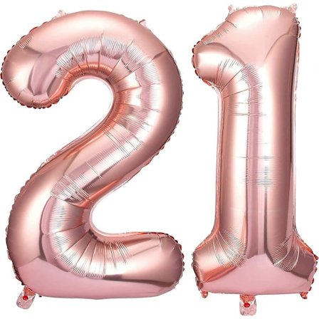 Roséguld 30 Sifferballonger Stora Jätte Jumbo Stora Siffer 30 Folie Mylar Ballonger för Kvinnor Män 30-årsdag Festtillbehör 30 Årsjubileum Evenemang 