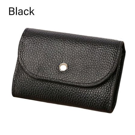 Mini lommebok kredittkortvesker SVART