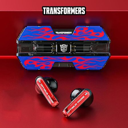 Transformers TFT01 Trådlösa Bluetooth 5.3 Hörlurar Gaming Öronproppar Låg Latens Gamer Headset TWS Brusreducerande Hörlurar Nya (FMY)