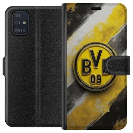 Kompatibel Tegnebogsetui til Samsung Samsung Galaxy A51 Farverigt abstrakt puslespillsmønster, der symboliserer fællesskab, mangfoldighed og kreativ