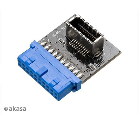 AKASA 20-pin USB 3.1 internal connector