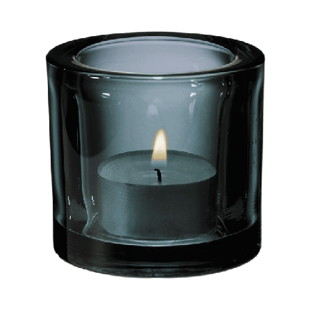 Iittala Ljuslykta Kivi Presentförpackning, 6 cm Ljus & ljusstakar Grå ONESIZE