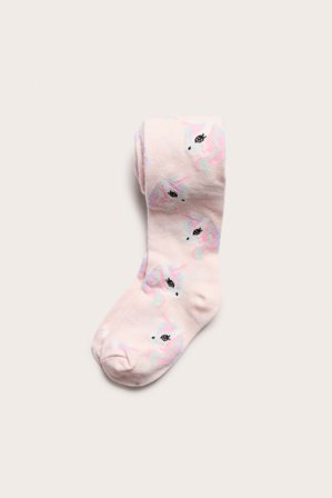 Kappahl | Strumpbyxor enhörningar | Rosa