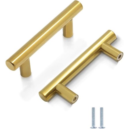 2 kpl Keittiön kaapin vetimet Ruostumattomasta teräksestä valmistetut keittiön oven vetimet Harjatut kaapin vetimet Vaatekaapin vetimet Laatikon 