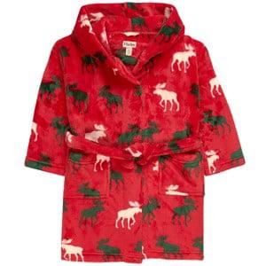 Hatley Red Holiday Moose Robe S (2-3 years) - Nightwear - S (2-3 years) - Red