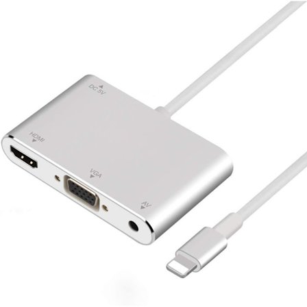 USB C Hub, Type C Hub med 5-i-1 Multiport-adapter, 4K HDMI-utgang, SD & TF-kortleser, 2 USB 3.0-porter Bærbar for MacBook Pro 2015/2016/2017 Ny
