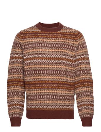 Kyle Crew Neck 12912 Neulepaita Pyöreä Kaula-aukko Monivärinen/Kuvioitu Samsøe Samsøe