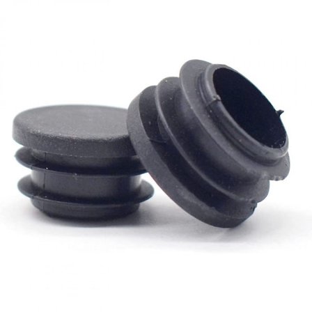 Plastplugger for runde rør, rør-endestykker Svarte møbelbeininnlegg Slagfaste stolbeinhetter, Flerlags holdbare rustsikre glidere for