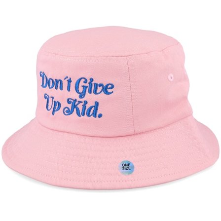Upfront - Kids Light Pink/Blue Bucket Bucket Pink Hat - @ Hatstore